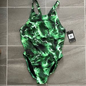 Green Nike Swimsuit